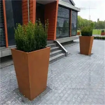 Pot Holder Corten Steel Planter