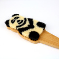 Panda Pattern with Wooden Handle Super Bath Brush