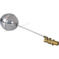 Winkel Messing Schwimmerventil mit Messing Stiel Kunststoff Ball (YD-3016)