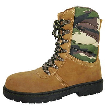 Botas de segurança do exército com camuflagem superior