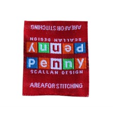 New Fashion Design Customized Polyester Fabric Material Woven Labels For Clothing