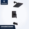 Oil-rubbed Bronze Bath Wall Mounted Shower Mixer Set