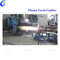 Plasma torch gasifier for hospital liquid waste incinerator