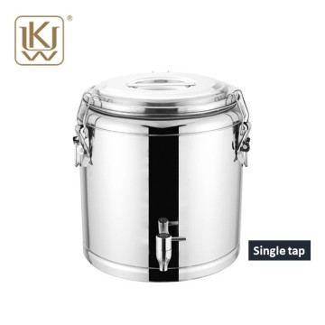 Stainless Steel Insulation Barrel Pot With Faucet
