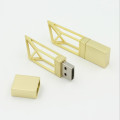 metal hollow building usb 2.0 flash pen drive