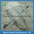 23inches recto automático abierto PVC transparente Apollo Bubble Umbrella