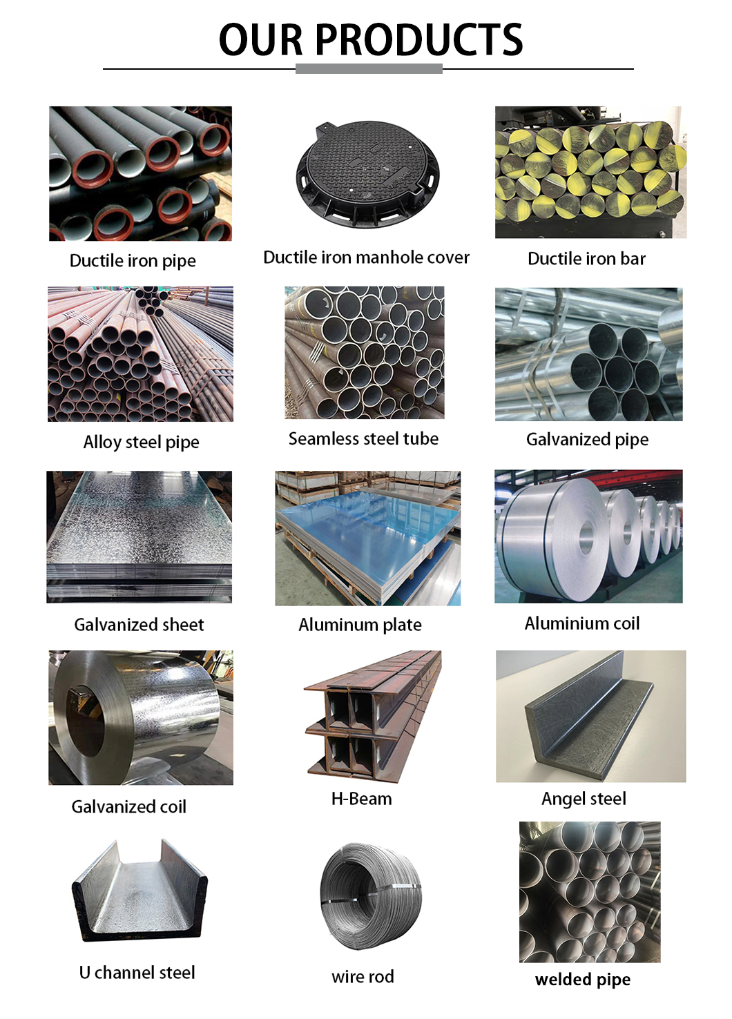our products our products