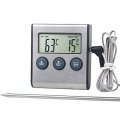 Stainless Steel Probe Large LCD Digital Cooking Thermometer