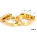 316l stainless steel rings for women charm 18k gold plated rings wedding jewelry