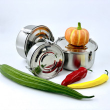 Stainless Steel Lunch Box Round Box Lunch Container