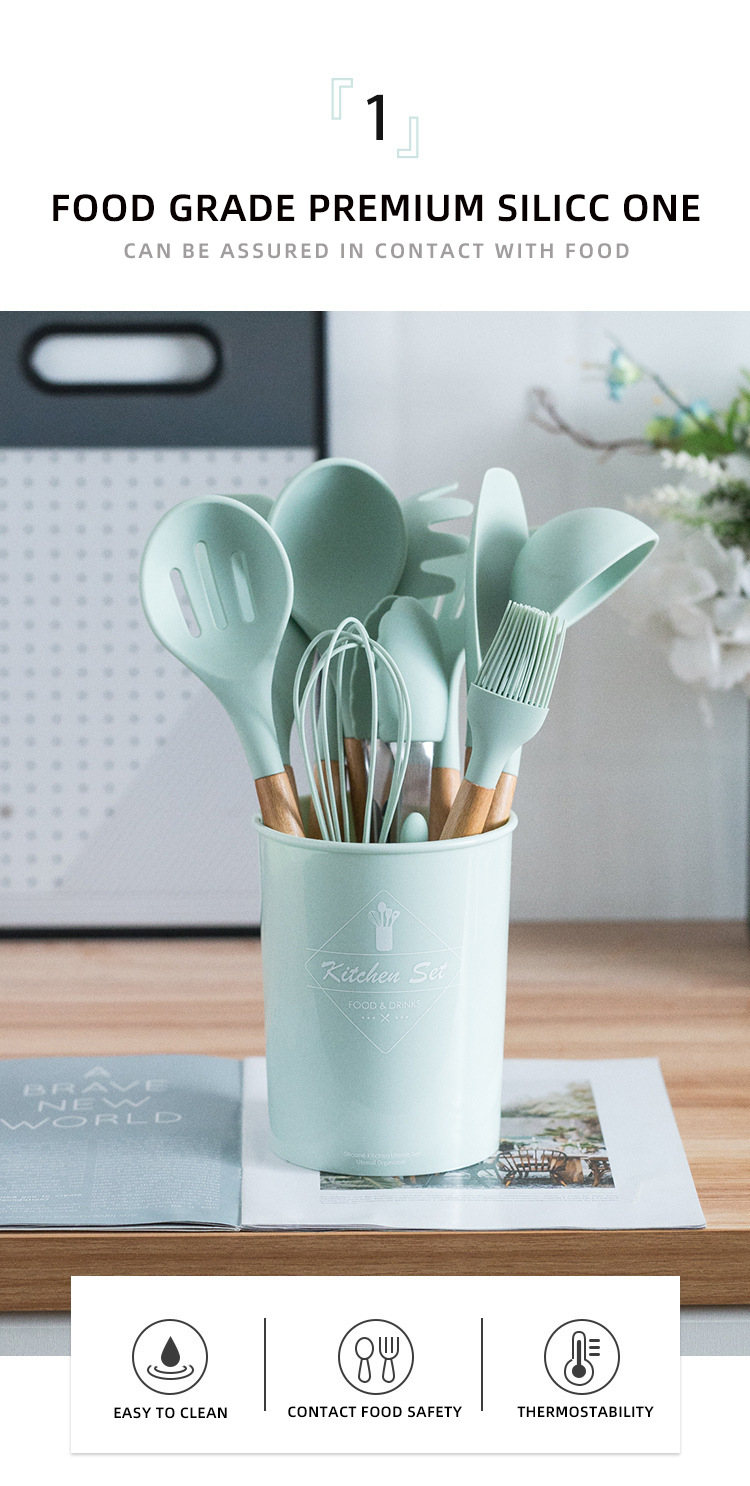 Silicone Cooking Utensils Set