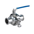 Stainless steel non-stagnant ball valve