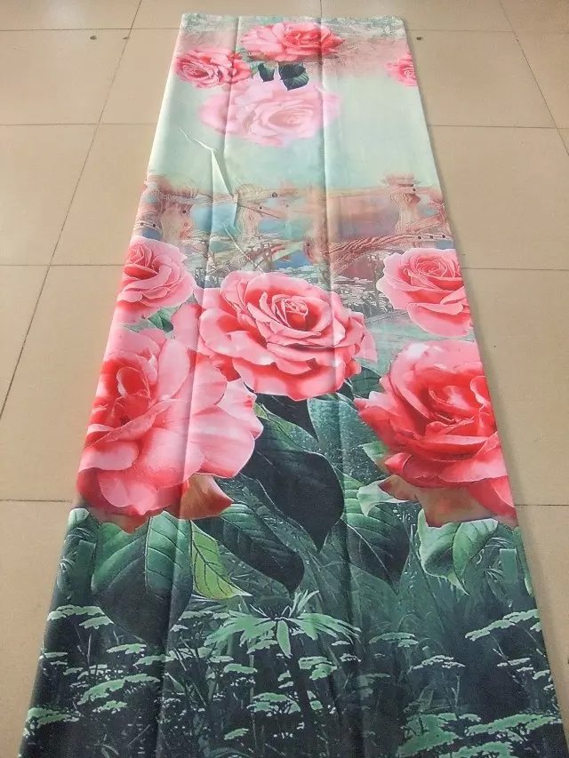 cotton printed fabrics bed reactive 3D