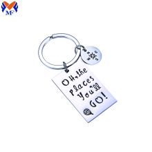 Metal Custom Logo Stainless Steel Keychains