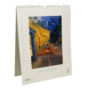 Nouveau calendrier de mur de retour d&#39;arrivée pour la décoration à la maison