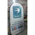 Impermeable Publicidad Vertical Tela A Frame Banner