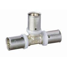 Equal Tee (KTM U press fittings) for Pex-Al-Pex Pipe or Aluminium Plastic Pipe