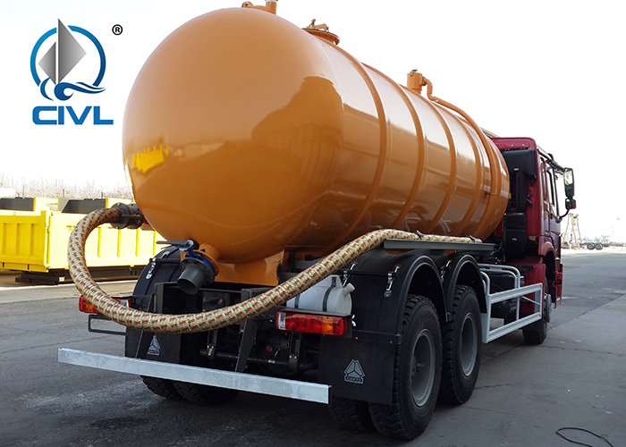 6x4 Sewage Suction Truck 3