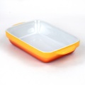 Factory Direct Square Bread Ceramic Cake Baking Tray