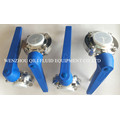 Ss316L Stainless Welded and Thread Multi-Position Sanitary Butterfly Valve