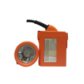 Rechargeable miners hard hat light orange color