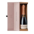 Side open full display paper wine gift box