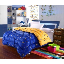 Algodón estampado tacto sólido impreso Comforter Set