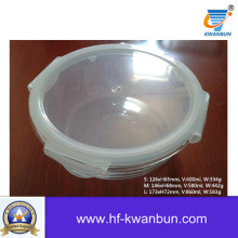 High Quality Clear Glass Box with Plastic Lid Kitchenware Kb-Jh06090