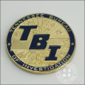 Custom Uneven Emamel Logo Organizational Coin (GZHY-YB-009)