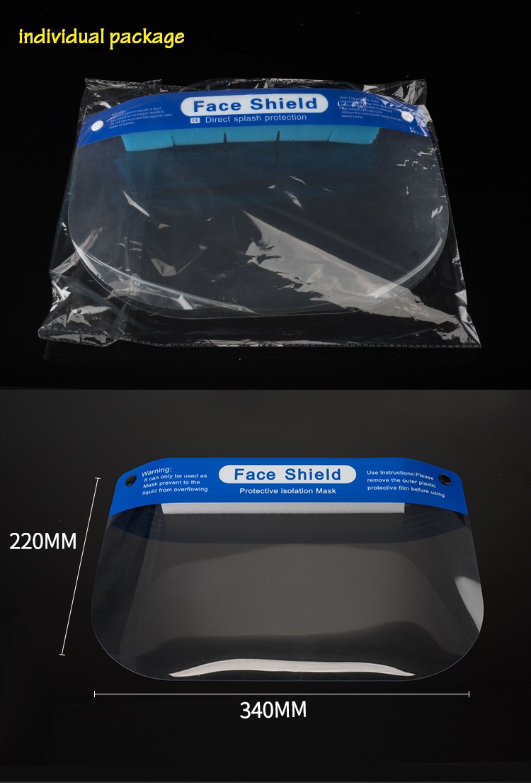 Dust Proof Face Shield Disposable