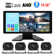 10.36"IPS Touch Screen Car Monitor 4CH AHD Camera