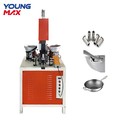 Cast iron cookware automatic riveting machine