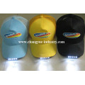 Cotton embroidery LED baseball cap