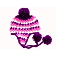 Custom mão crochet bebê Hat Earflap Beanie Newborn Photo Prop