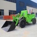 400KG four-wheel drive farm mini electric wheel loader