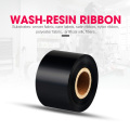 Resin thermal transfer ribbon for wash care label