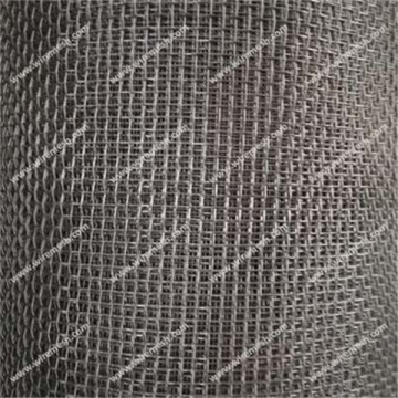 Aluminum clad steel crimped wire mesh