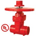 FM 200psi-Nrs Tipo Grooved End Gate Valve