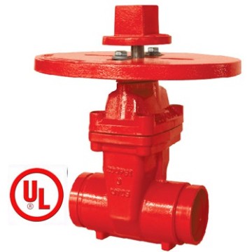 UL / FM, Ulc 200psi-Nrs Тип ребристого концевого затвора