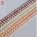 9-10mm Freshwater Pearl Strand, Button Round