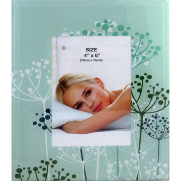 4x6 Inch Fashion Printed Glass Photo Frame