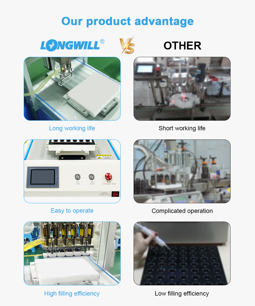 6 Heads Disposable vape filling machine 6 Heads Disposable vape filling machine