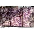 Semi precious translucent amethyst stone slab