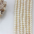 Freshwater Loose Pearl Strands Atacado 7mm Near Round Natural Pearl String