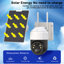 Solar Camera With 8000mAh 3.7V Battery