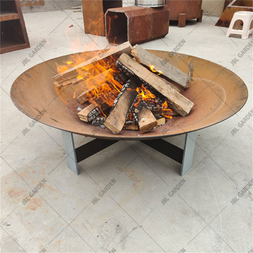 Round Metal Cast Iron Fire Bowl