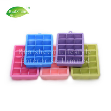 15 Holes Perfect Size Silicone Ice Cube Tray