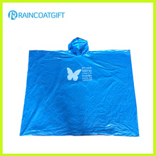 Poncho de pluie PE livrable promotionnel Rpe0711-01