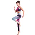 Full Length Nylon Spandex Yoga Sports Calças Calças Mulheres / Leggings