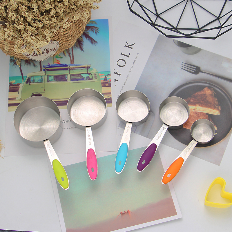 Stainless steel coffee measuring spoon set 